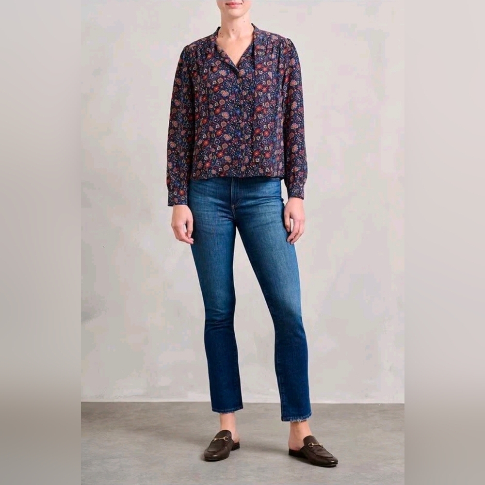 DÔEN Josseline Top Midnight Riviera Medallion Small NWT - Picture 4 of 7